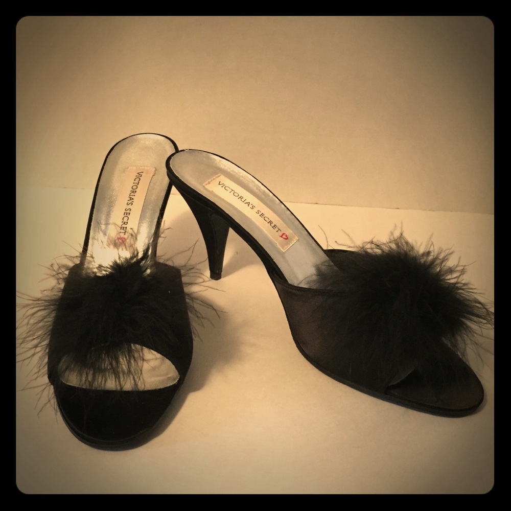 Victoria’s Secret Feather Stiletto Heels 8.5/9 L